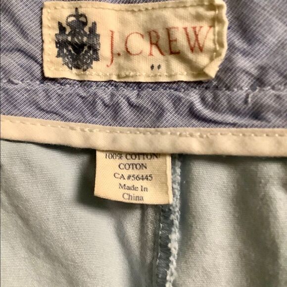 J Crew factory light blue cotton deck short 33 EUC - Picture 4 of 8